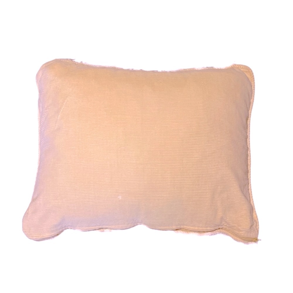 RALPH LAUREN➕Vintage Embroidered Fox Terrier Pinwale Corduroy Pillow - Picture 3 of 6